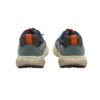 Sneaker in tessuto tecnico ed eco pelle con lacci elastici