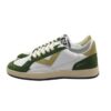 Sneaker in pelle e camoscio con lacci
