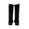 Stivale alto in pelle con zip