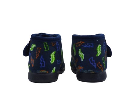 Pantofola in panno con velcro