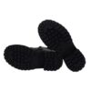 Anfibio in eco pelle con logo lacci glitter e zip