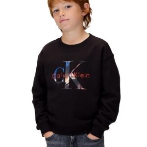 Felpa con stampa logo