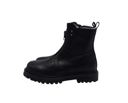 Stivaletto in pelle con zip