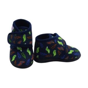 Pantofola in panno con velcro