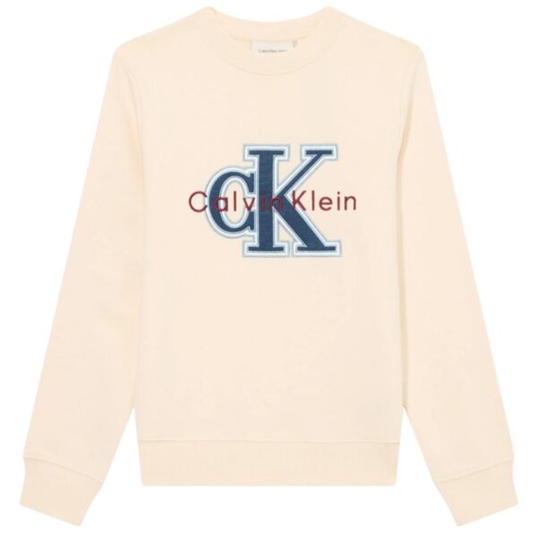 Felpa con ricamo logo