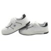 Sneaker in eco pelle con velcro e lacci