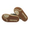 Sneaker primo passo in pelle con doppio velcro