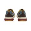 Sneaker in tessuto tecnico ed eco pelle con lacci elastici