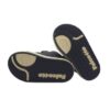 Sneaker primo passo in pelle con doppio velcro