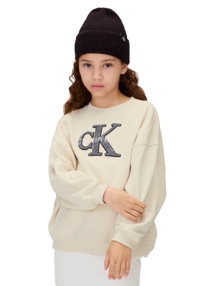 Felpa con logo teddy