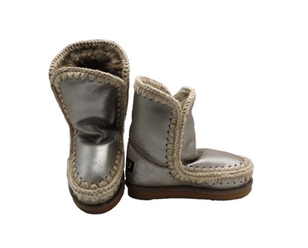 Stivaletto eskimo in pelle laminata