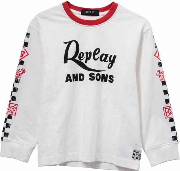 T-shirt manica lunga con logo