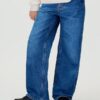 Pantalone in denim modello skater gamba larga