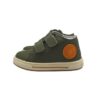 Sneaker primo passo in pelle con doppio velcro