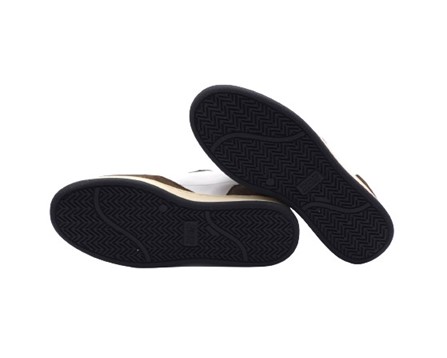 Sneaker in pelle e camoscio  con lacci