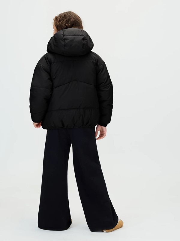 Giubbotto imbottito con cappuccio staccabile