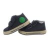 Sneaker primo passo in pelle con doppio velcro
