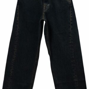 Pantalone in denim con tasche diverse sul retro