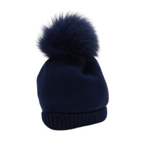 Cappello con pon pon