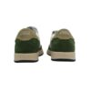 Sneaker in pelle e camoscio con doppio velcro