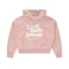 Felpa con cappuccio con stampa love them anyway