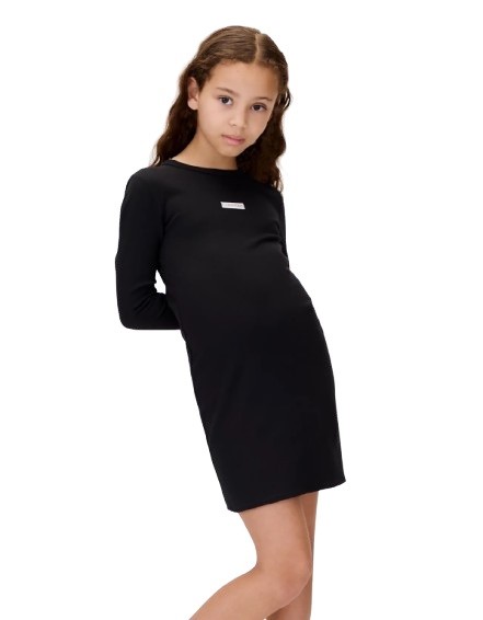 Vestito in punto milano con logo