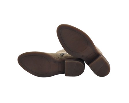 Stivale texano in eco pelle scamosciata con zip