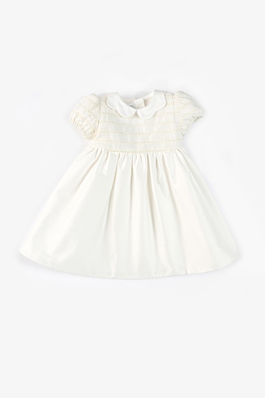 Vestito in velluto e plumets