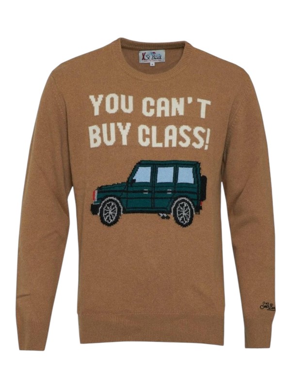 Maglione con ricamo good class car