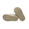 Sneaker primo passo in pelle e camoscio con doppio velcro