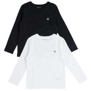 Pacchetto due t-shirt manica lunga con logo