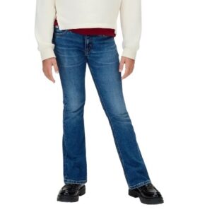 Pantalone in denim svasato