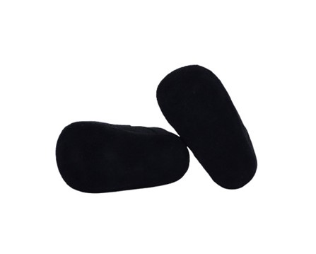 Scarpa culla in camoscio con lacci