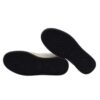 Sneaker in camoscio e pelle laminata con lacci