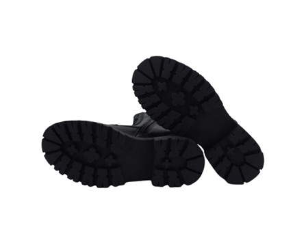 Anfibio in eco pelle con lacci e zip