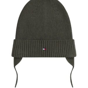 Cappello con paraorecchie e logo