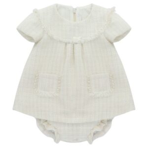 Vestito mezza manica con coulotte