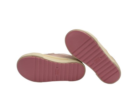 Sneaker in eco pelle metallizzata e glitter e doppio velcro