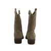 Stivale texano in eco pelle scamosciata con zip
