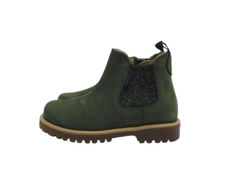 E4EF20DDC1F26F2A0A55EC43A5622590_ Stivaletto in camoscio con elastico laterale e zip