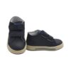 Sneaker primo passo in pelle con doppio velcro