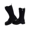 Anfibio alto in eco pelle con lacci e zip