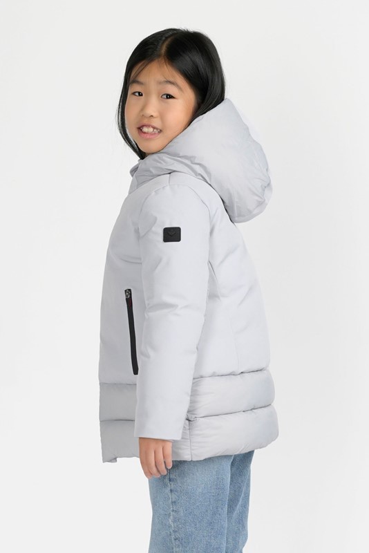 Giubbotto in tessuto tecnico con cappuccio