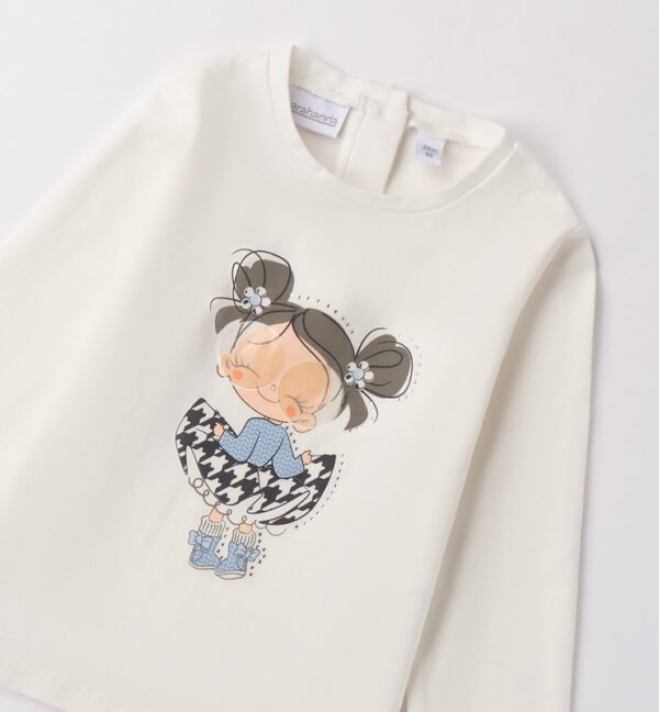 T-shirt con stampa bambina