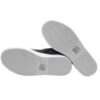 Sneaker alta in pelle con lacci e zip