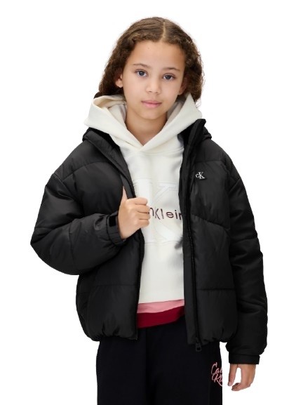 Giubbotto imbottito con cappuccio staccabile