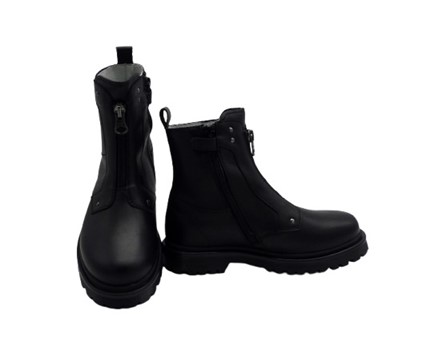 Stivaletto in pelle con zip