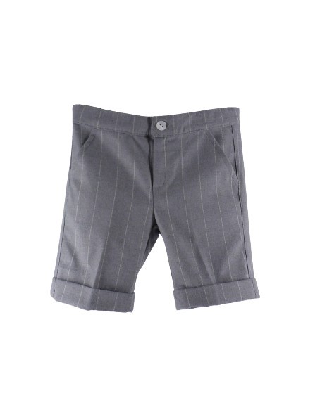 Completo cardigan, camicia con papillon e pantalone