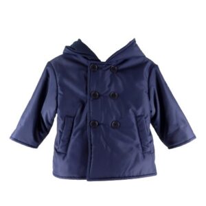 Giubbotto doppiopetto con cappuccio