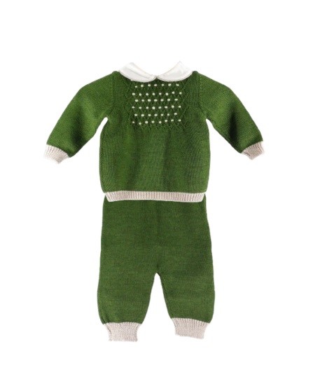 Completo due pezzi con punto smock